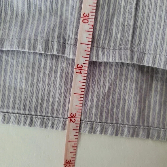 Men's PERRY ELLIS Purple Pinstripe Iced Grape Button-Down SZ XL Extra Large‎ NWT - Picture 6 of 7